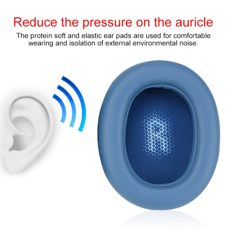 Per cuffie JBL Everest Elite 750NC similpelle + schiuma morbida auricolare copertura protettiva paraorecchie, una coppia, For Everest Elite 750NC Bronze, For Everest Elite 750NC Blue