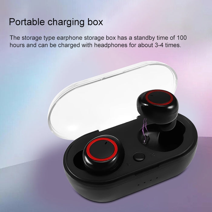 Auricolare Bluetooth stereo wireless BTH-K08 TWS V5.0 con custodia di ricarica
