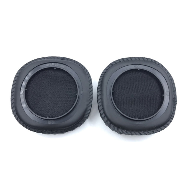 1 paio di cuffie antirumore in similpelle + memory foam per cuffie morbide per Marshall MID ANC, con fibbia a piastra in gomma, with Rubber Plate Buckle