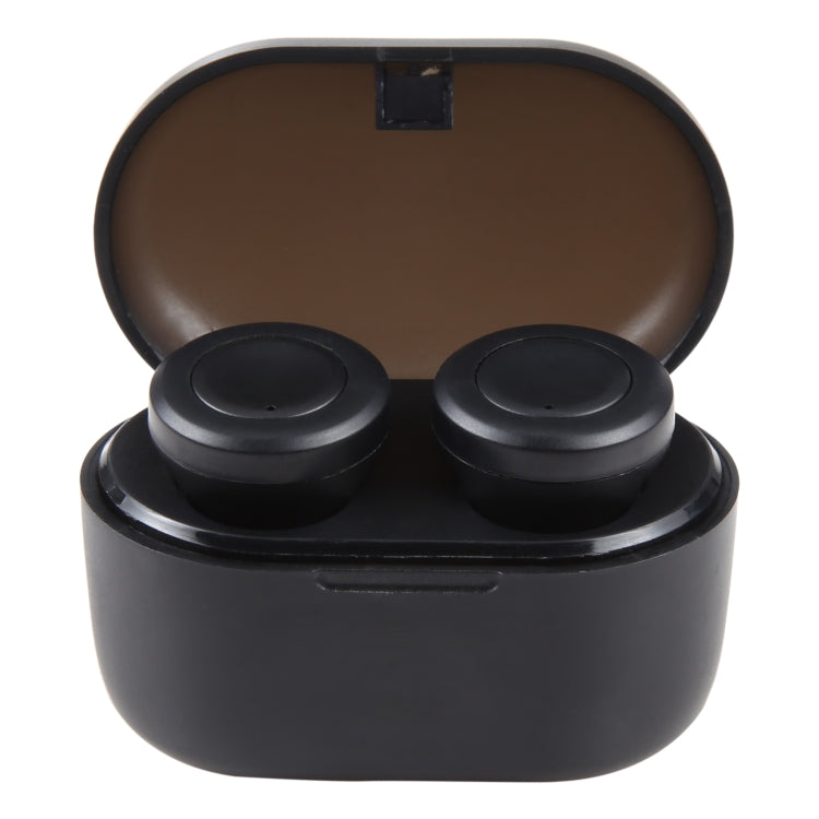 Auricolare Bluetooth wireless A6 Bluetooth 5.0 con scatola di ricarica, A6 Black