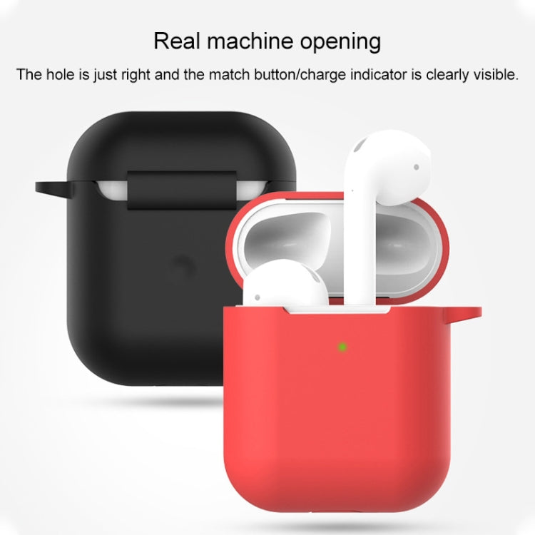 Custodia protettiva in silicone antiurto per auricolari wireless per Apple AirPods 1 / 2