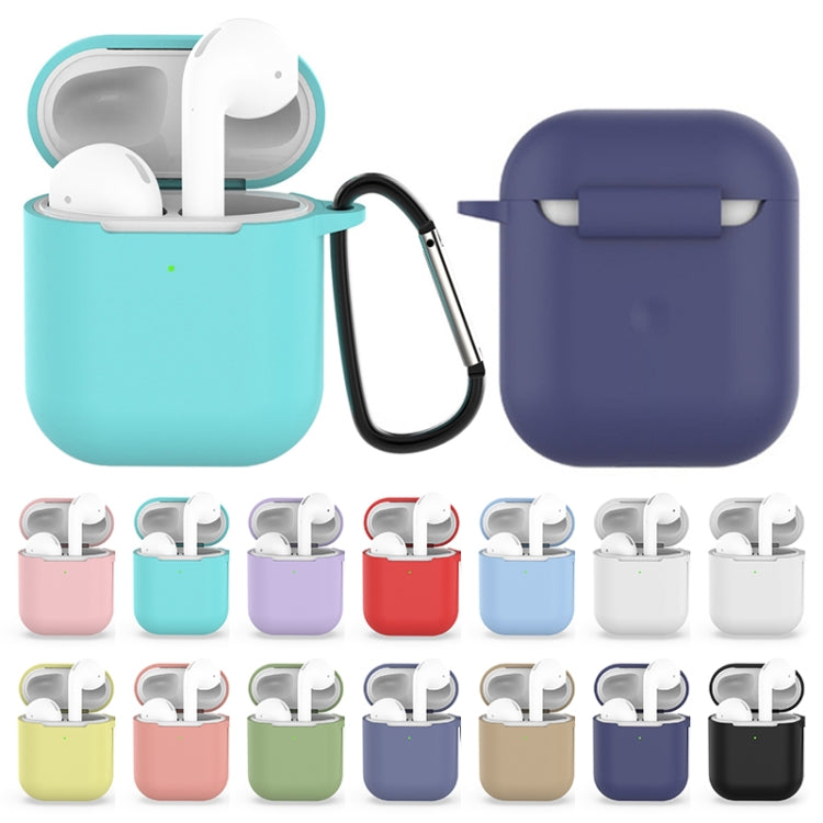 Custodia protettiva in silicone antiurto per auricolari wireless per Apple AirPods 1 / 2