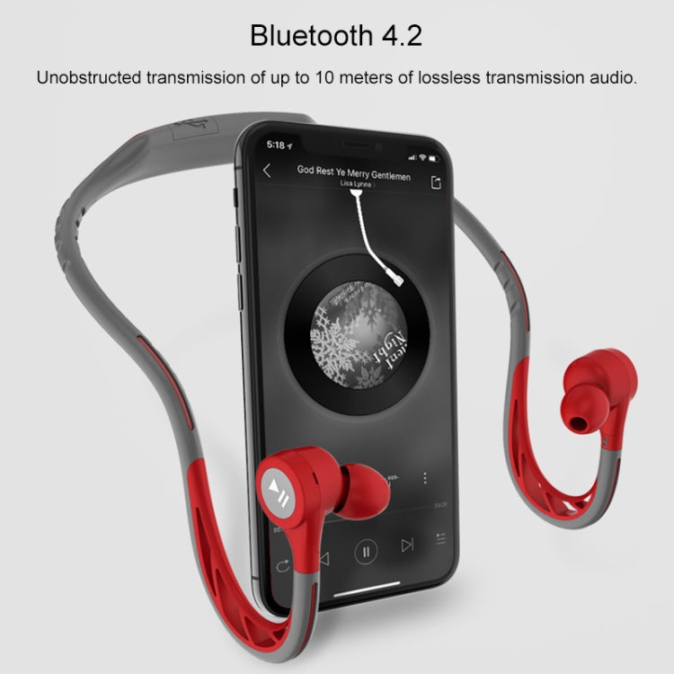 REMAX RB-S20 Bluetooth 4.2 Auricolare sportivo Bluetooth montato posteriormente con guscio auricolare girevole, RB-S20 Green, RB-S20 Red, RB-S20 Yellow