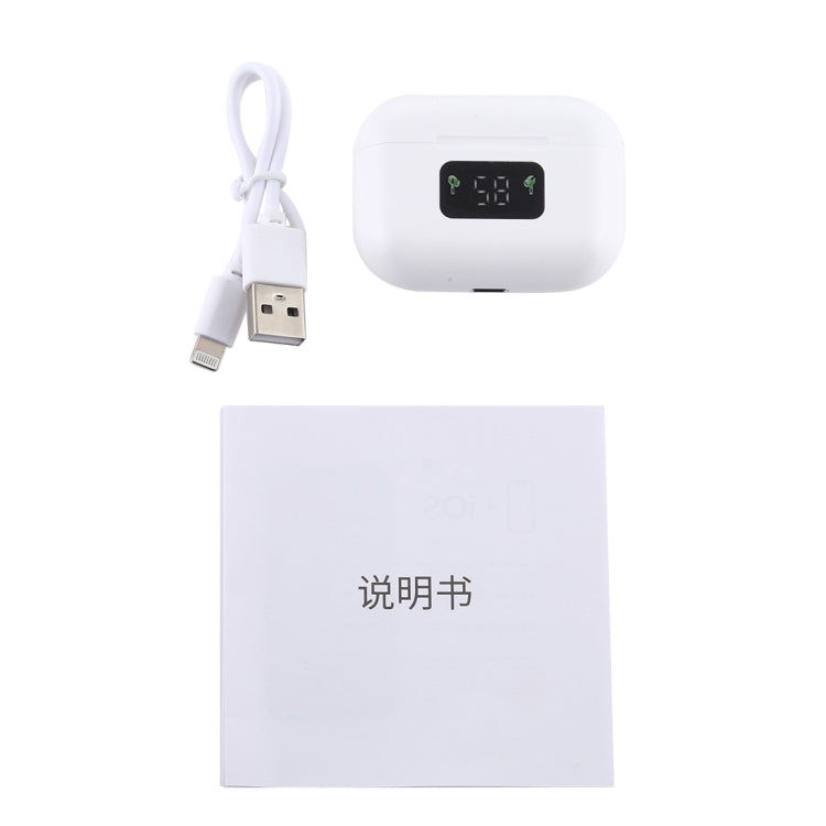Auricolare Bluetooth wireless i58 TWS Bluetooth 5.0 touch per apparecchiature di sistema IOS, con scatola di ricarica per attrazione magnetica e display digitale intelligente, supporto Siri
