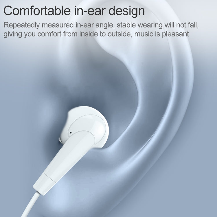 Langsdom MJ62 Auricolari stereo con cavo in-ear da 1,2 m, interfaccia da 3,5 mm, con microfono