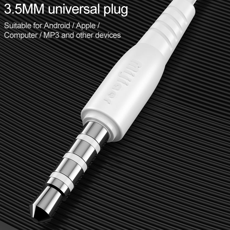 Langsdom MJ62 Auricolari stereo con cavo in-ear da 1,2 m, interfaccia da 3,5 mm, con microfono