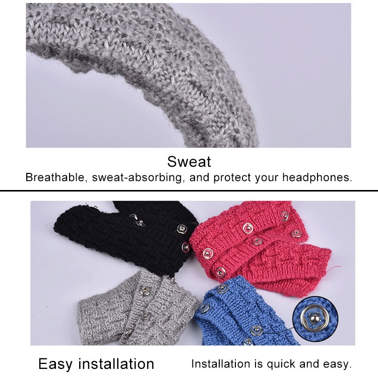 Custodia protettiva antipolvere per cuffie lavorata a maglia per Beats Studio2 / ATH-MSR7 / Sennheiser