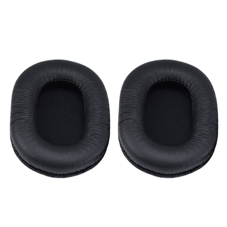 Custodia protettiva in spugna per cuffie da 2 pezzi per Sony MDR-7506 / MDR-V6 / MDR-CD900ST, Black Wrinkled