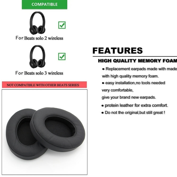 1 paio di cuffie antirumore in morbida spugna per Beats Studio 2.0
