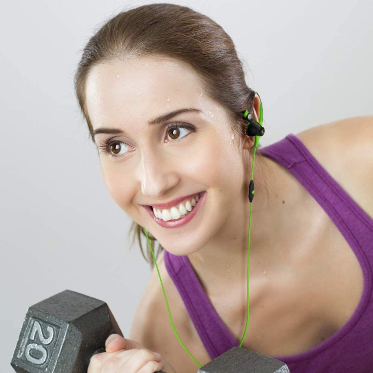 Mucro MB-232 Cuffie stereo cablate con gancio per l'orecchio sportivo da corsa per la palestra di jogging, 3.5mm