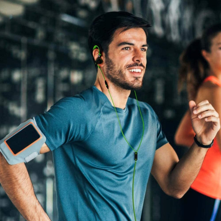 Mucro MB-232 Cuffie stereo cablate con gancio per l'orecchio sportivo da corsa per la palestra di jogging, 3.5mm