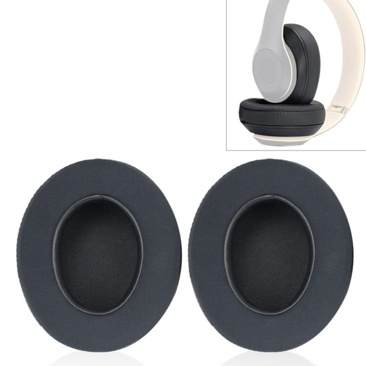 2 pezzi per cuffie Beats Studio 2.0 / 3.0, copertura protettiva, paraorecchie in gel di ghiaccio (grigio bianco), Black, Blue, Red, Titanium Color