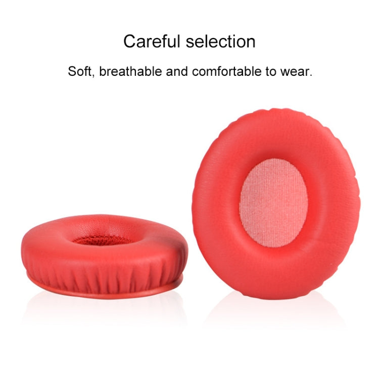 2 pezzi per cuffie Beats Solo HD / Solo 1.0, paraorecchie protettivi in spugna con copertura in pelle, Black, Green, Grey, Red, White, Blue