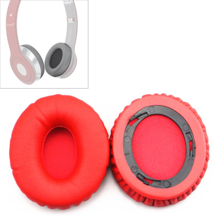 2 pezzi per cuffie Beats Solo HD / Solo 1.0, paraorecchie protettivi in spugna con copertura in pelle, Black, Green, Grey, Red, White, Blue