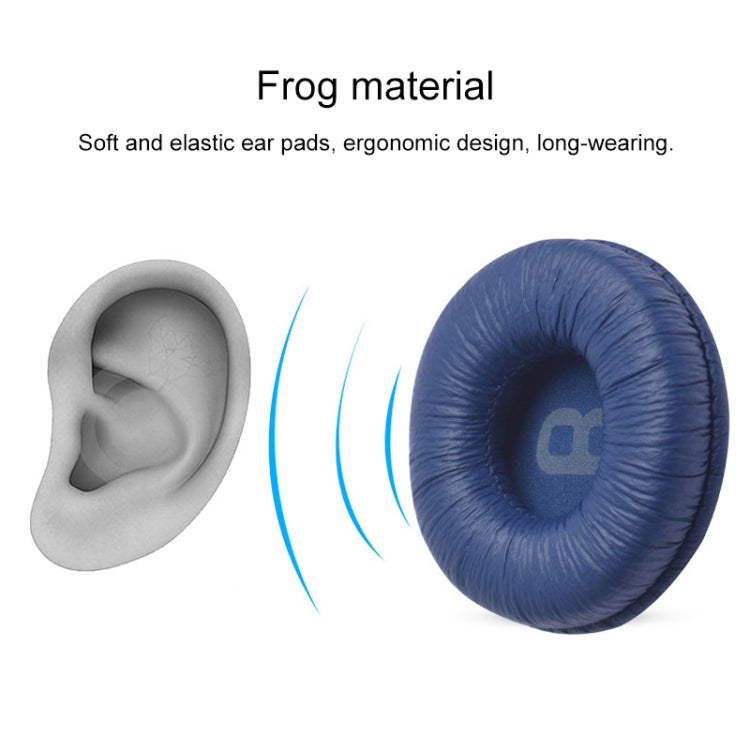 2 pezzi per JBL Tune 600BTNC / T500BT / T450BT auricolare fodera per cuscino paraorecchie cuscinetti di ricambio con rete, Frog Black, Frog Pink, Frog Blue, Frog White