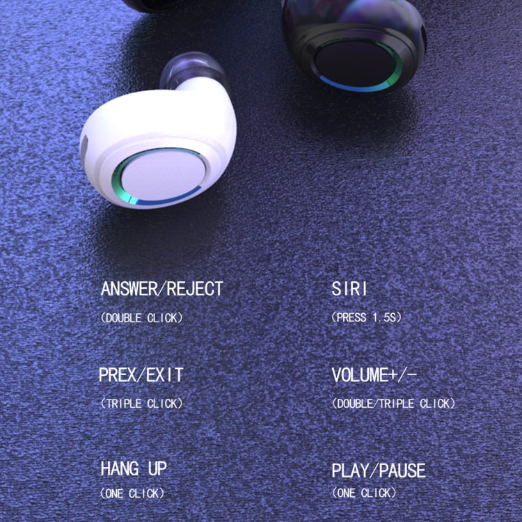 MD06 Mini auricolare Bluetooth con display digitale touch wireless In-Ear TWS