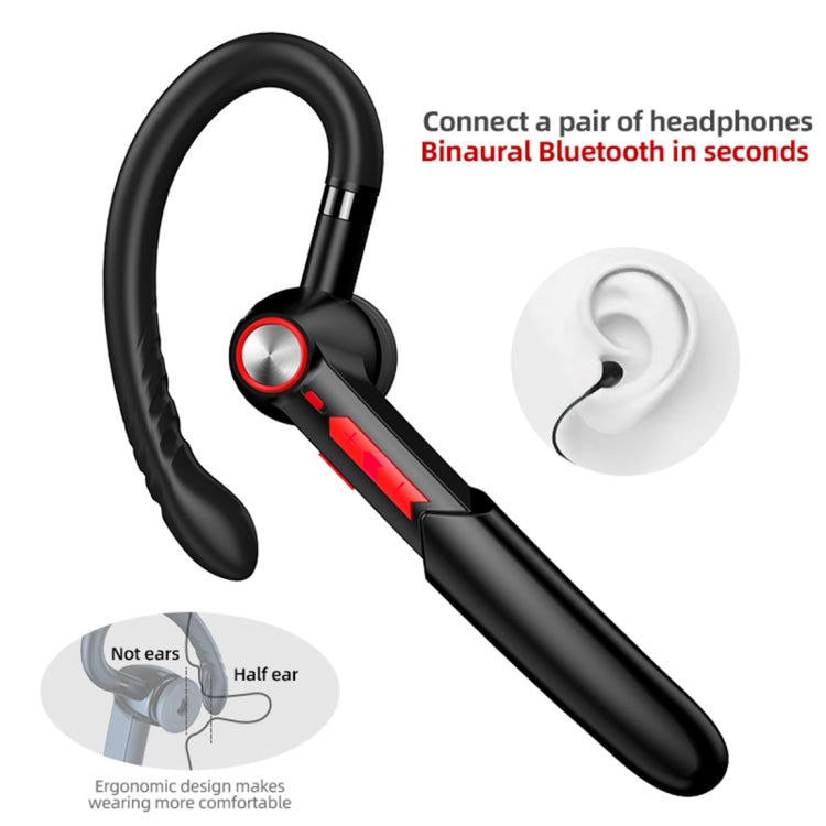 ME-100 TWS Business Rotante Universale True Stereo 5.0 Versione Appesa Auricolare Bluetooth In-Ear