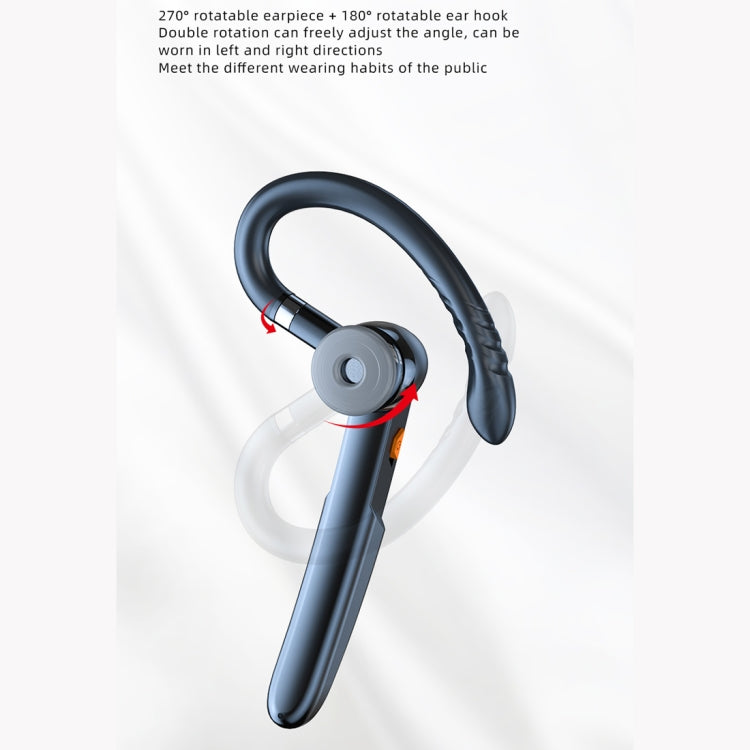 ME-100 TWS Business Rotante Universale True Stereo 5.0 Versione Appesa Auricolare Bluetooth In-Ear