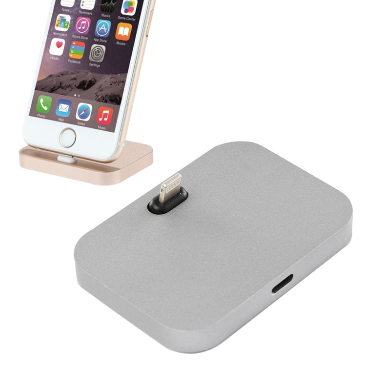Caricabatterie da tavolo per stazione da tavolo in alluminio Stouch a 8 pin per iPhone