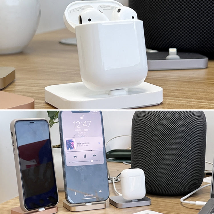 Caricabatterie da tavolo per stazione da tavolo in alluminio Stouch a 8 pin per iPhone