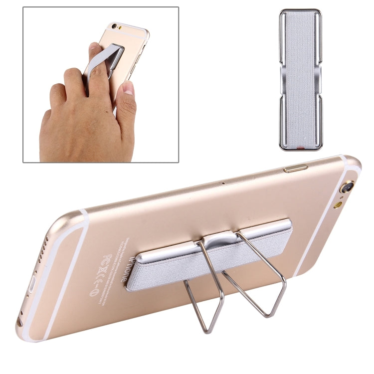 Mini supporto adesivo universale regolabile 2 in 1 + impugnatura sottile per le dita, dimensioni: 7,3 x 2,2 x 0,3 cm
