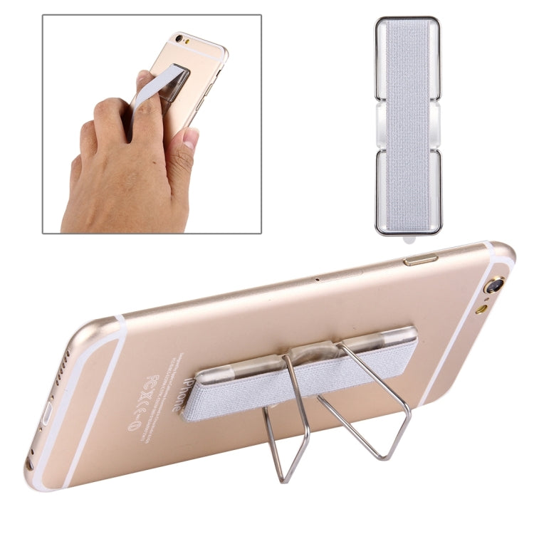 Mini supporto adesivo universale regolabile 2 in 1 + impugnatura sottile per le dita, dimensioni: 7,3 x 2,2 x 0,3 cm