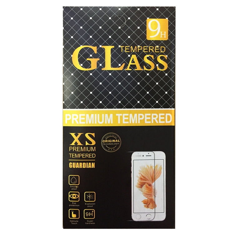 Pellicola in vetro temperato in fibra flessibile a schermo intero da 0,1 mm 9H per iPhone 6 e 6s, For iPhone 6 & 6s Black, For iPhone 6 & 6s White