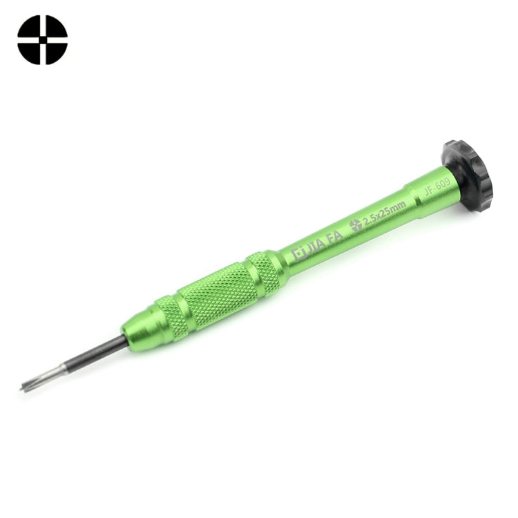 JIAFA JF-609-2.5 Cacciavite per riparazione cornice centrale con punta a croce cava 2.5, JF-609-2.5, 2.5 Hollow Cross (Green), 2.5 Hollow Cross Red, 2.5 Hollow Cross (Blue), 2.5 Hollow Cross Magenta
