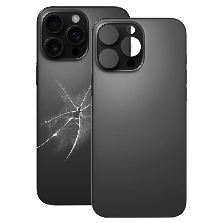 Per iPhone 16 Pro Max Facile sostituzione Grande foro per fotocamera Copertura posteriore in vetro della batteria, For iPhone 16 Pro Max (Not Disassemble)