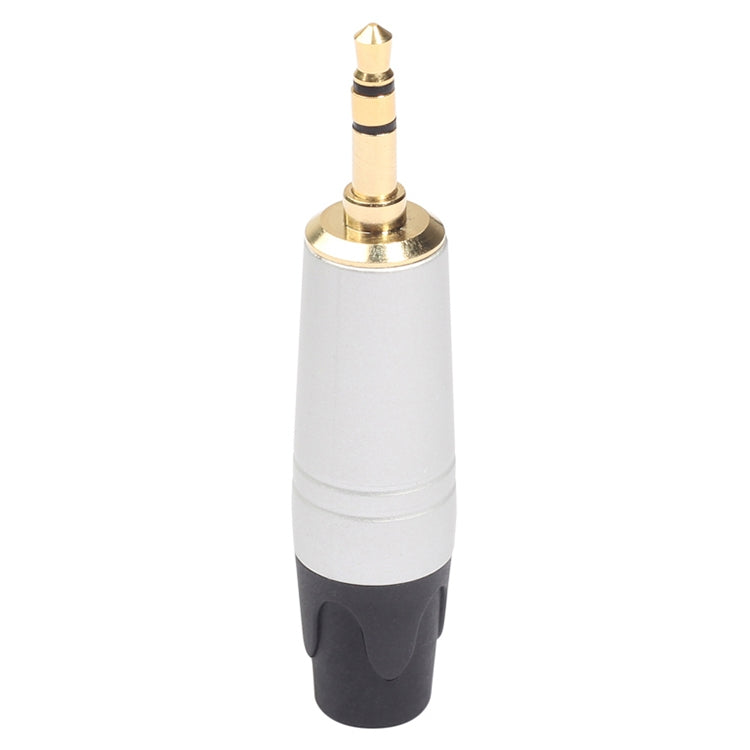 Adattatore per auricolare placcato oro mini jack audio da 3,5 mm per auricolare stereo fai da te e auricolare di riparazione, Silver