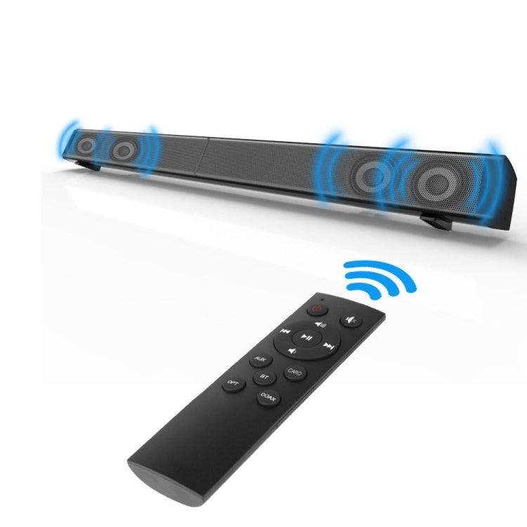Soundbar LP-09 (CE0148) Altoparlante soundbar wireless Bluetooth per home theater con telecomando, CE0148 Black