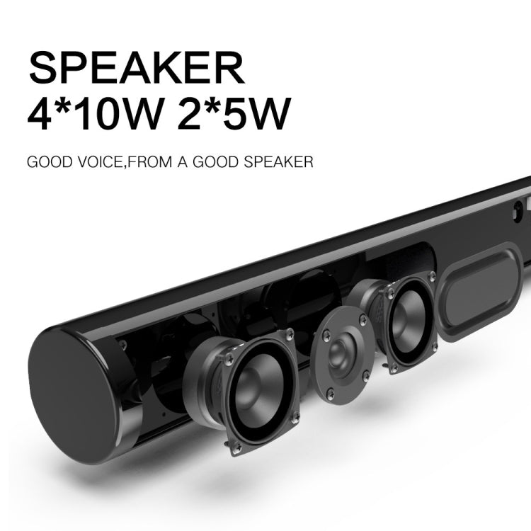 Altoparlante Bluetooth wireless LP1807, supporto AUX/ottico/HDMI ARC/RCA/subwoofer/USB