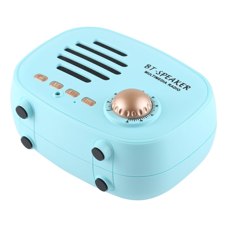 Q108 Mini altoparlante Bluetooth wireless retrò, supporto vivavoce / scheda TF / disco U / FM