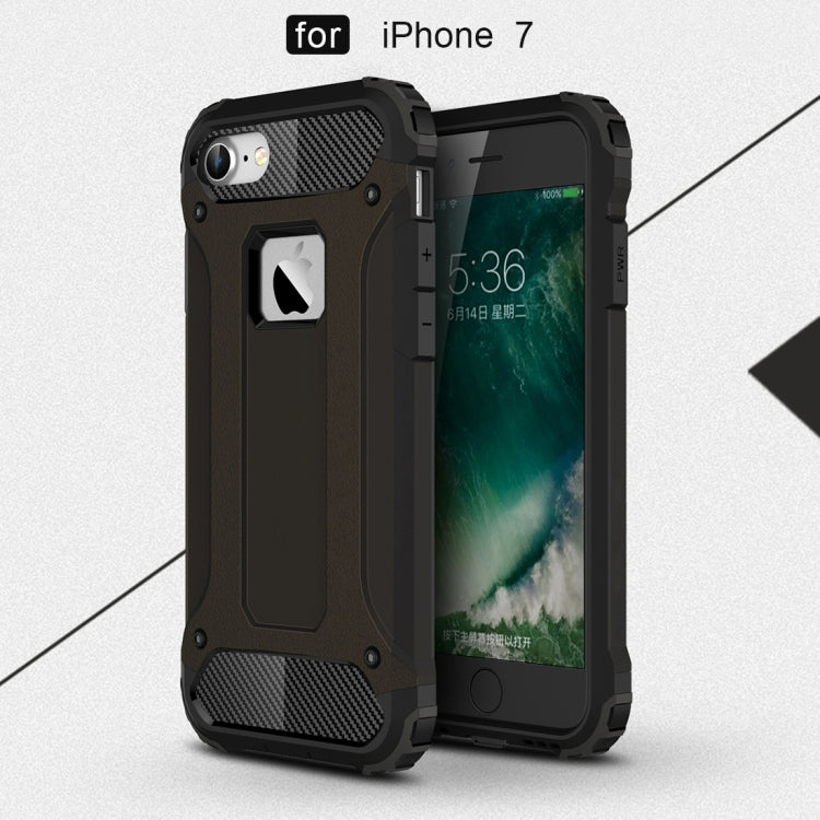 Per iPhone 7 Armor Custodia combinata in TPU + PC, For iPhone 7, For iPhone 7