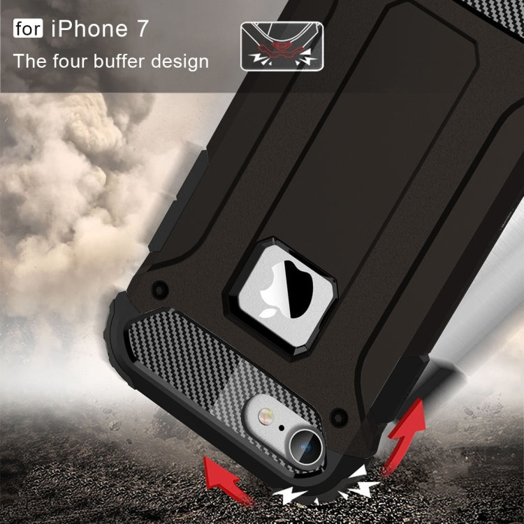 Per iPhone 7 Armor Custodia combinata in TPU + PC, For iPhone 7, For iPhone 7