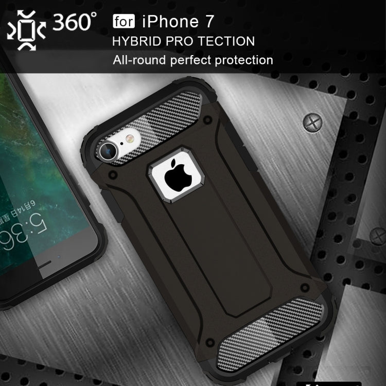 Per iPhone 7 Armor Custodia combinata in TPU + PC, For iPhone 7, For iPhone 7