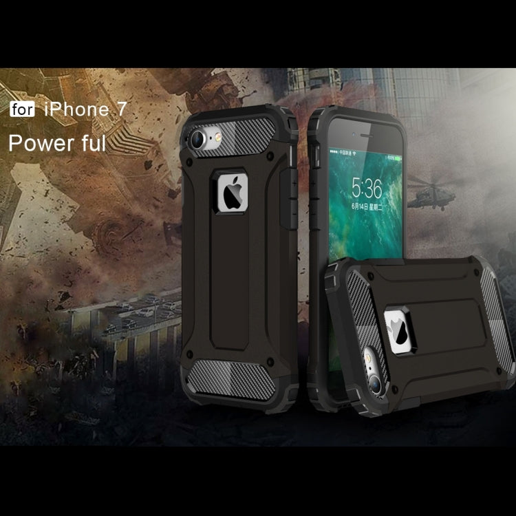 Per iPhone 7 Armor Custodia combinata in TPU + PC, For iPhone 7, For iPhone 7