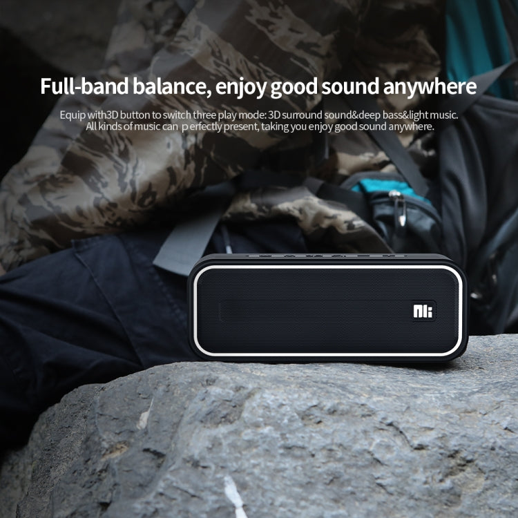 Altoparlante wireless Bluetooth V5.0 TWS portatile NILLKIN W2, supporta chiamate MIC