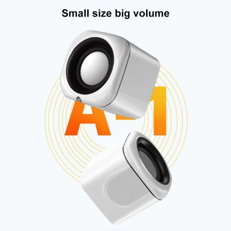 Mini altoparlante cablato ad alto volume con controllo via cavo USB A1 versione standard, lunghezza cavo: 1,1 m, Standard Version