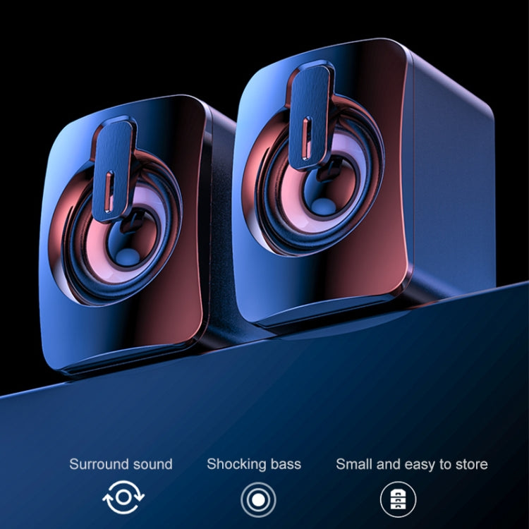 Mini altoparlante cablato USB A1 ad alto volume, versione Bluetooth, Bluetooth Version