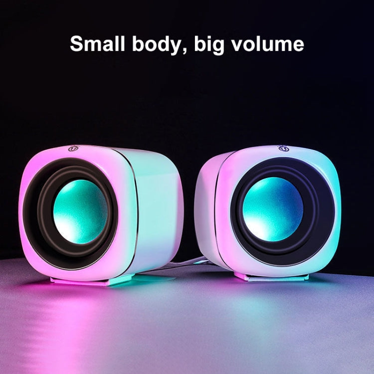 A1 Mini altoparlante cablato con audio stereo 4D controllato via cavo USB versione aggiornata, lunghezza cavo: 1,3 m, Upgraded Version