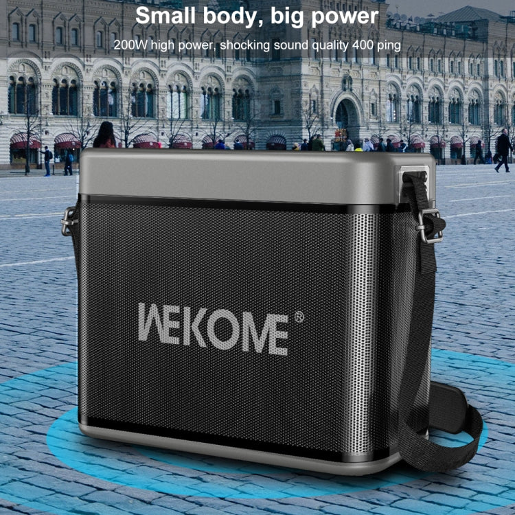 WEKOME D37 200W Altoparlante Bluetooth con cinturino portatile da esterno, D41