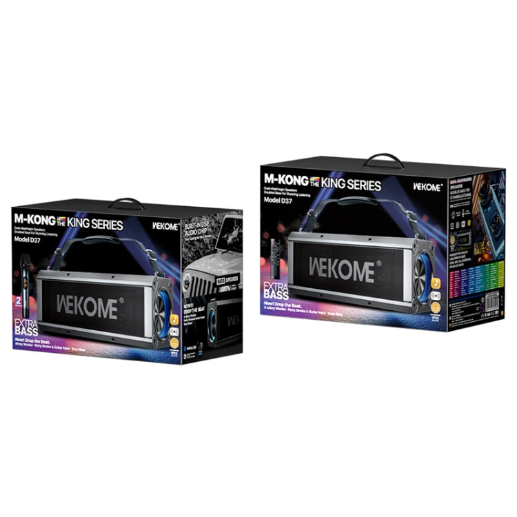WEKOME D37 Altoparlante Bluetooth portatile da esterno da 120 W, D37