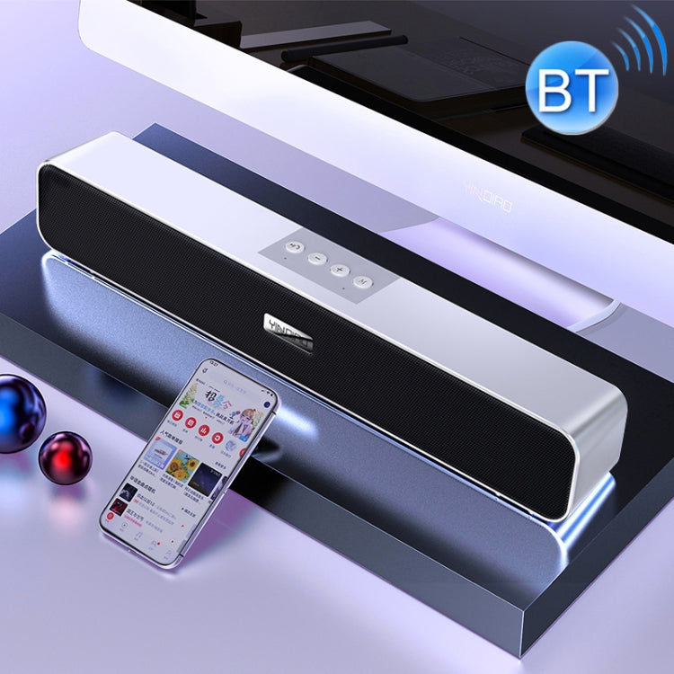 YINDIAO A36 Bluetooth 5.0 Smart Subwoofer Altoparlante Bluetooth wireless per computer, versione standard Bluetooth, Bluetooth Standard Version(Black), Bluetooth Standard Version(White)