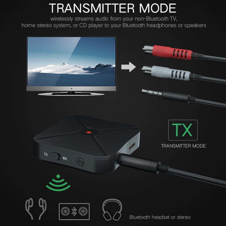 Adattatore per ricevitore e trasmettitore Bluetooth 4.2 audio wireless 2 in 1 KN319, KN319