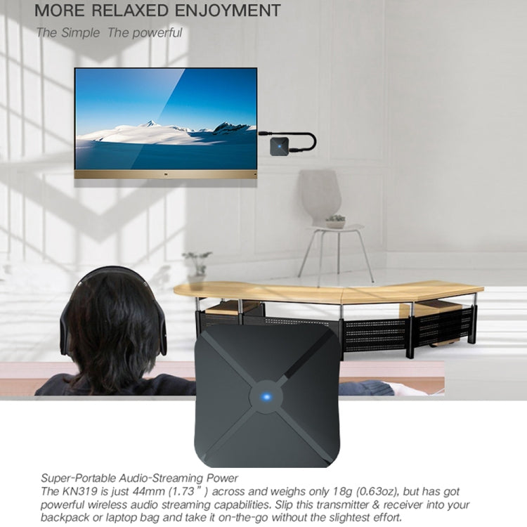 Adattatore per ricevitore e trasmettitore Bluetooth 4.2 audio wireless 2 in 1 KN319, KN319