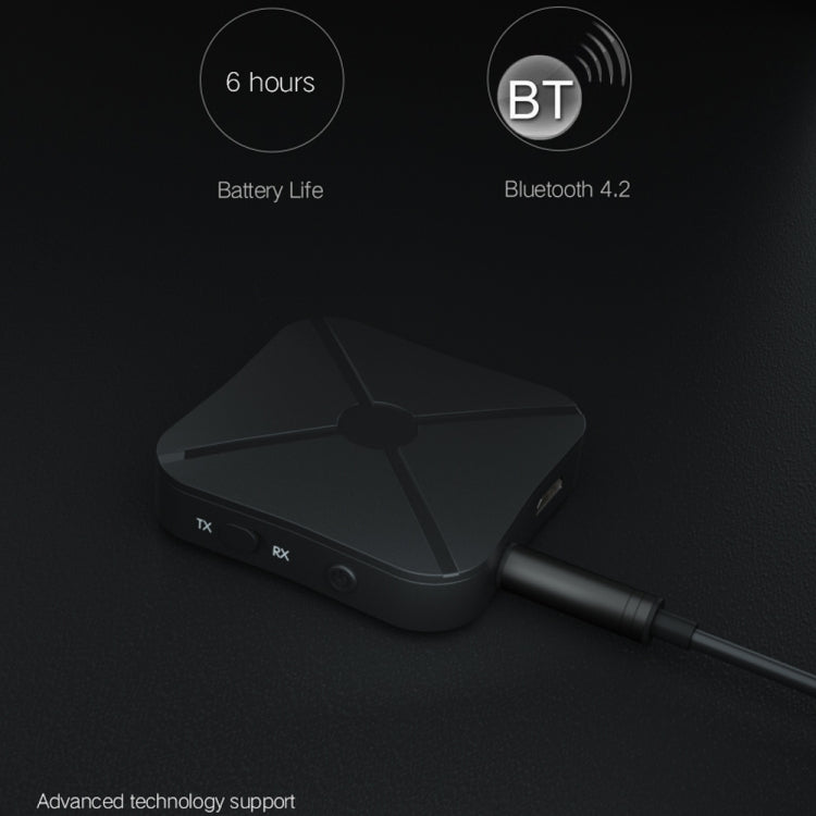 Adattatore per ricevitore e trasmettitore Bluetooth 4.2 audio wireless 2 in 1 KN319, KN319