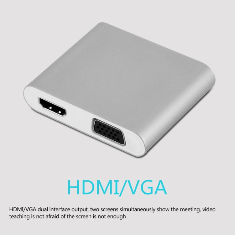 Onten 9167 Convertitore USB femmina a HDMI 1080P / VGA HD per iPhone / Android