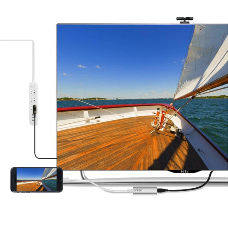 Onten 9167 Convertitore USB femmina a HDMI 1080P / VGA HD per iPhone / Android