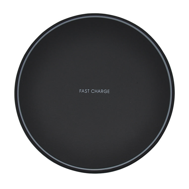 Caricabatterie wireless a ricarica rapida ultrasottile KD-1 da 10 W per telefoni Android e iPhone, Fast Charging, Black, Fast Charging, White